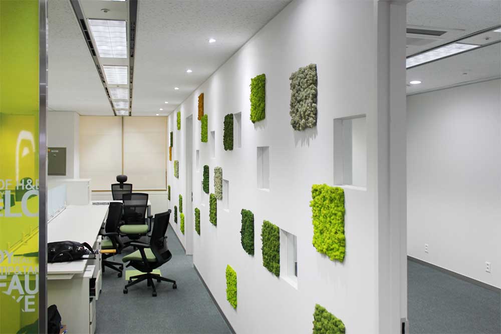 Scandia Moss Project 04 | Scandia moss logo design and office wall frame design - Lotte Lops Aluminum panel, custom logo production and custom made