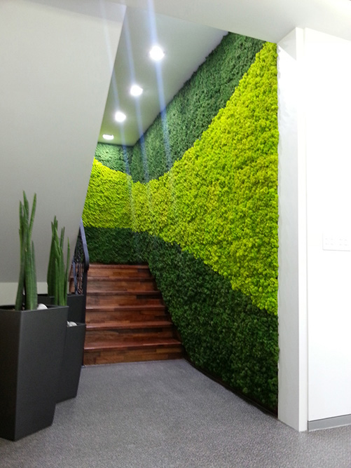 Bank hallway interior interior wall finishing materials that preserve a pleasant environment - Kyungnam Bank